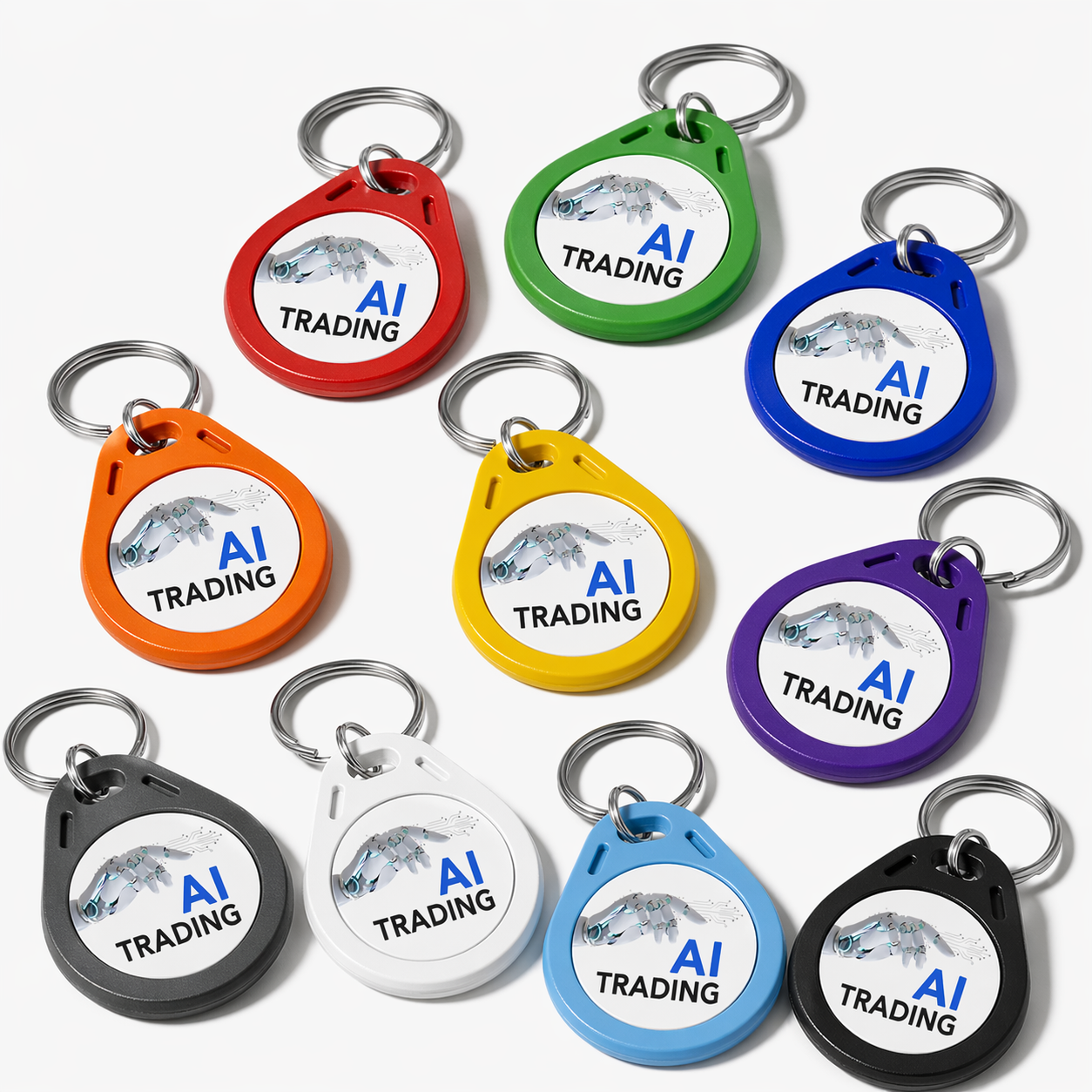 Learn AI NFC Keychain Tag (10-Pack)